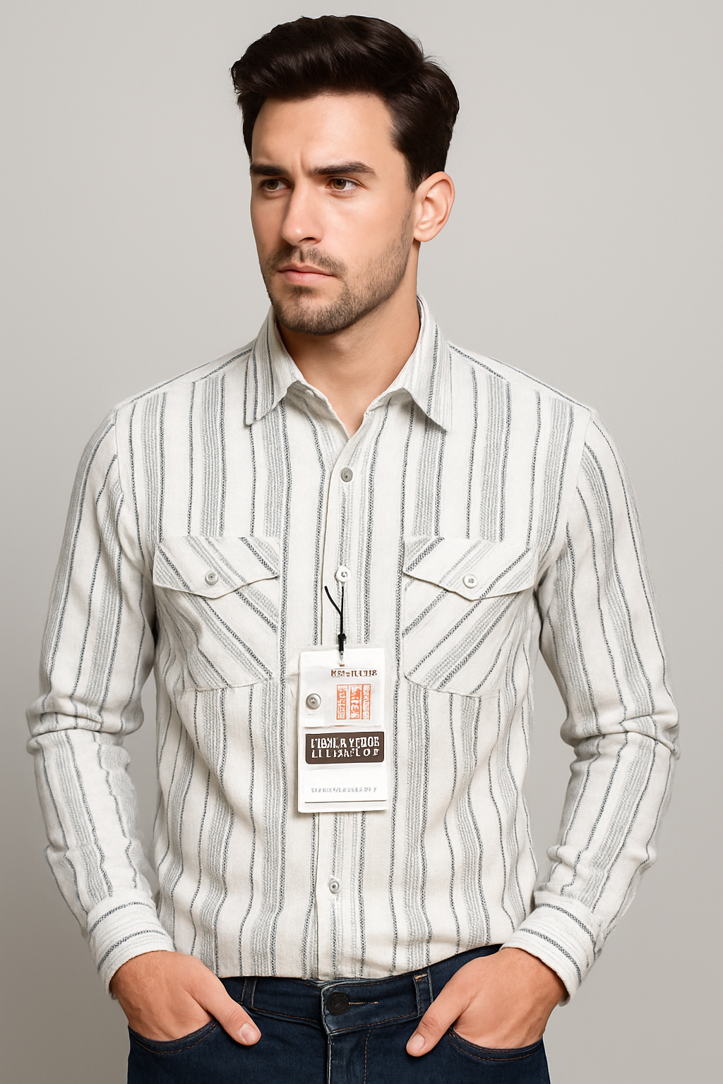 Knack Artisan full sleeve shirt for party wear